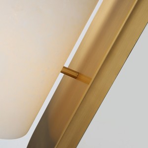 Nordic-style <b>LED</b> bedside wall lamp featuring luxury marble—ideal for home decor in bedrooms, living <b>rooms</b> hotel feature walls - Product Image 6
