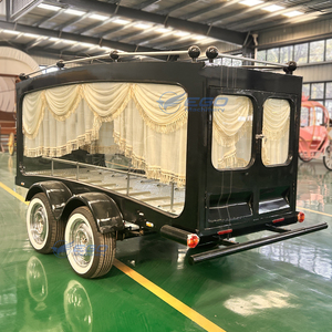 Nuevo Modelo de Carruaje Eléctrico para Caballos, Coche Fúnebre de Acero con Remolque para Ataúd, Vehículo para Servicios Fúnebres Tirado por Caballos - Product Image 6