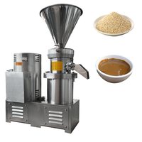 Machine à broyer les piments industriels personnalisable, moulin colloïdal en acier inoxydable pour la fabrication de tahini, petite machine à beurre de cacahuètes à bas prix
