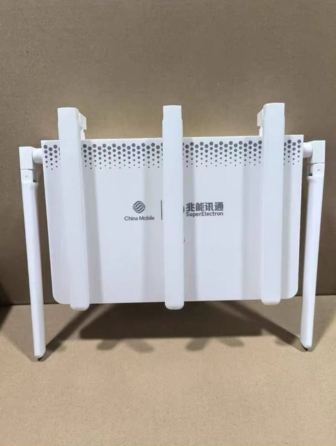 ZN M5 AX3000 Dual-Band WiFi 6 Gigabit Router, English OpenWrt Firmware, 5 High-gain Antennas, High-quality Used Equipment.