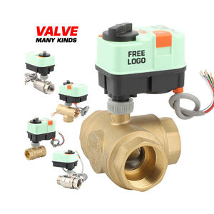 บอลวาล์วท่อน้ำ3WAY 1-1/4นิ้วพร้อมหัวฉีด4-20Am 0-10V - Product Image 2