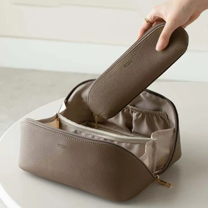 Commercio all'ingrosso della fabbrica del regalo di natale del sacchetto della custodia cosmetica delle donne Organizer scatola di stoccaggio di bellezza <span class=keywords><strong>da</strong></span> <span class=keywords><strong>viaggio</strong></span> in pelle trucco borse <span class=keywords><strong>da</strong></span> toilette - Product Image 2