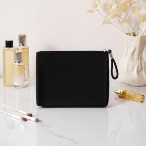 Bolsa de Maquillaje con Cierre, Estuche Cosmético, Porta Brochas de Maquillaje, Organizador de Viaje Grande, Asa Suave, Impermeable, Ecológico, para Mujer - Product Image 2
