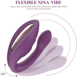 Vibrador para Parejas <span class=keywords><strong>Amazon</strong></span> para Estimulación del Clítoris y Punto G con 7 Patrones de Vibración Pulsante, Control Inalámbrico, Recargable, Juguete Sexual - Product Image 4