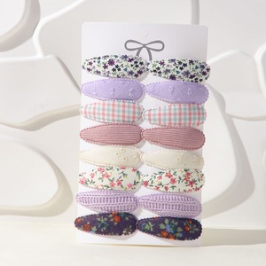 Set di 16 fermagli per capelli con stampa floreale coreana per bambina, fermagli in tessuto fatti a mano, accessori per capelli per bambini, idea regalo - Product Image 5