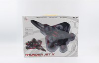 Global Funhood LC-222A F22 avion en mousse RC avion 360 Flip avec Module batterie grand avion en mousse pour enfants jouets