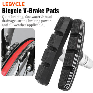 LEBYCLE Custom Bike V-<span class=keywords><strong>Brake</strong></span> Schoenen 70mm Fiets Duurzame Stille Rubberen V-<span class=keywords><strong>Brake</strong></span> Blokken Remblokken Fietsaccessoires - Product Image 1