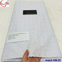Lisami Tendance Lumière Polonais Antiku Dentelle Tissu Fleur Voile Hommes Africains Tissu De Coton Suisse