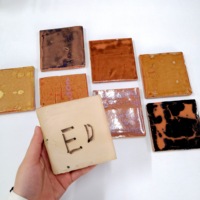 Carreaux de sol et de mur en céramique faits à la main, carrés, modernes, rustiques, antidérapants, 4x4 cm, pour hôtel, restaurant, cuisine, salle de bain