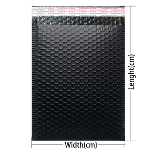 काले मैट बुलबुला गद्देदार लिफाफा Polymailer बैग के लिए कस्टम बुलबुला Mailers शिपिंग पैकेजिंग - Product Image 6