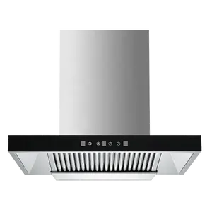 Capuz de fogão doméstico de 90cm, aparelho de cozinha em formato de t, sus, faixa de aparelho de cozinha, suporte na parede, extrator de chamado