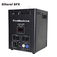 SITERUI – machine à feu à double tête DMX, machine à feu à deux têtes 200w pour les spectacles en extérieur