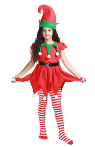 ชุดคอสเพลย์ซานตาคลอสสำหรับเด็กชุดการแสดงบนเวทีชุดคริสต์มาส - Product Image 5