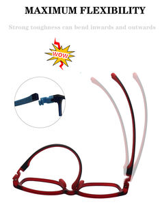 子供用フレキシブル子供用グリーンフレームブルーライトブロッキングメガネ卸売中国 - Product Image 5