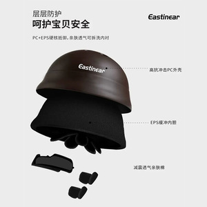 หมวกกันน็อคเด็ก วัสดุ EPS ช่องระบายอากาศ ป้องกันศีรษะสำหรับเล่นสเก็ตบอร์ด - Product Image 5