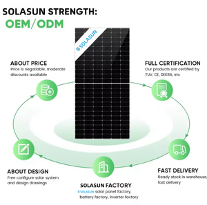 低价免费送货2件500瓦太阳能电池板1000瓦价格 - Product Image 2