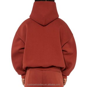 Sweat à capuche en <span class=keywords><strong>coton</strong></span> molletonné surdimensionné imprimé, de qualité supérieure, style streetwear, pour hommes, vente en gros personnalisée - Product Image 2