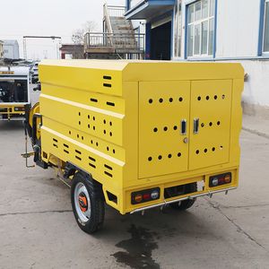 Triciclo de limpieza de carreteras de acero inoxidable de nueva energía, tanque de agua de 600L, limpieza de polvo de calle multifuncional, lavado a alta presión - Product Image 4