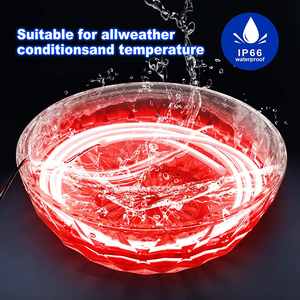 Led trang trí đèn màu trắng hổ phách xe ban ngày Chạy ánh sáng DRL năng động tự động điều chỉnh đèn pha dải quét bắt đầu xe mui xe ánh sáng - Product Image 5