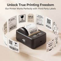 Mini Impresora Térmica de Etiquetas N20 Recargable sin Tinta para Organización del Hogar, Joyería, Manualidades, Impresión de Etiquetas de Oficina
