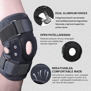 <span class=keywords><strong>Rodillera</strong></span> Articulada con Soporte Lateral de Metal, Soporte Ajustable <span class=keywords><strong>para</strong></span> la Rodilla <span class=keywords><strong>para</strong></span> Aliviar el Dolor de Rodilla, Protección de las Articulaciones - Product Image 2