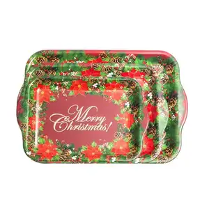 Custom Promotional Gift Plastic Melamine Serving Trays