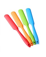 Grattoir en silicone coloré de haute qualité pour la pâtisserie, accepte les formes personnalisées