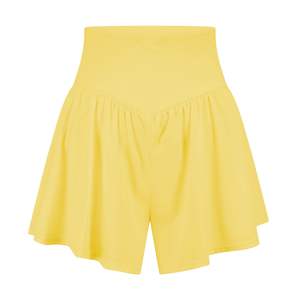 Shorts Deportivos de Cintura Alta para <span class=keywords><strong>Mujer</strong></span> <span class=keywords><strong>con</strong></span> Bolsillos, de Poliéster/Nailon, Fluidos, para Correr, Hacer Ejercicio, <span class=keywords><strong>Tenis</strong></span> - Product Image 6