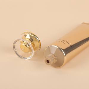 <span class=keywords><strong>Tube</strong></span> laminé ABL de luxe, texture dorée brillante, imprimé UV, bouchon à vis, sérum pour le soin de la peau, nettoyant visage, crème pour le visage, masque - Product Image 5