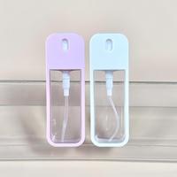 Flacon pulvérisateur miniature de 15 ml en forme de carte avec trou de suspension pour parfum, alcool ou tonique