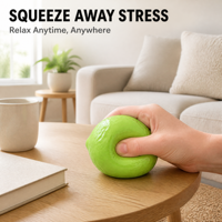 Jouet Squishy Changeant de Couleur Citron Anti-Stress, Jouets Fidget à Presser, Balle Anti-Stress Souple Citron Vert