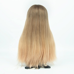 Peluca de Cabello Humano Judío con Frente de Encaje Color Rubio Miel - Product Image 6