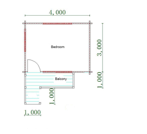 Cabaña de madera prefabricada modular de alta calidad a la venta para uso como cochera o Kit Home - Product Image 2