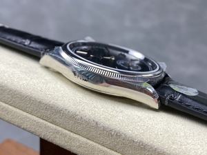 Montre mécanique de luxe de qualité supérieure 40 mm 8+ factory 904 acier ETA 7140 mouvement 52-509 cadran noir or 1908 - Product Image 4