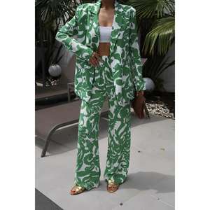 Conjunto Deportivo Verde XXL al por Mayor, Chaqueta de Nailon Transpirable y Cortavientos con Capucha, Pantalones, Chándal de Invierno de Talla Grande, Técnicas de Impresión - Product Image 2