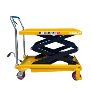 Plataforma Elevadora de Tijera Hidráulica Manual Móvil para Uso Doméstico, Hoteles y Restaurantes con Bomba de Componentes Clave - Product Image 4