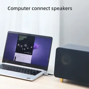 Hagibis Scheda Audio USB 2 in 1 Portatile Esterna con Adattatore Audio <span class=keywords><strong>Microfono</strong></span> da 3,5 mm <span class=keywords><strong>per</strong></span> <span class=keywords><strong>PC</strong></span>, Laptop, PS4/5, Cuffie e Accessori da Gioco - Product Image 4