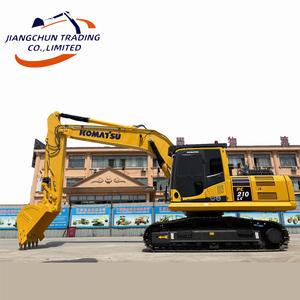 Excavatrice sur chenilles Komatsu PC210 d'occasion, excavatrice japonaise d'origine pour les travaux de construction lourds et les travaux de terrassement à vendre - Product Image 1