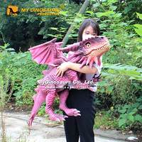 Mes accessoires d'Halloween Dinosaure : Marionnette de dragon amusante