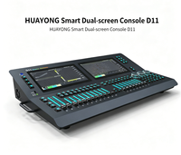 Controlador de Luces Profesional Huayong D11 de Alta Calidad con Pantalla Dual, Control Digital Inteligente DMX512, Consola Stag D13