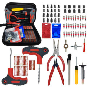 Kit de réparation de pneus Wantu 65 pièces 22,5x14,5x5cm pour voitures, motos, réparation d'urgence - Product Image 4