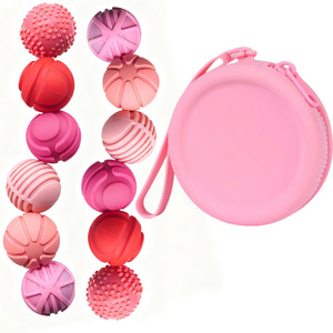 Sáng tạo mới Silicone giảm căng thẳng Đồ chơi lo lắng bóng ngón tay <span class=keywords><strong>Fidget</strong></span> <span class=keywords><strong>Spinner</strong></span> cho tâm trí thư giãn đầy màu sắc bền giác quan bóp - Product Image 6