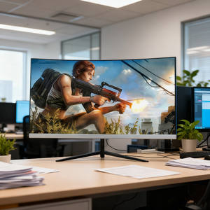 <span class=keywords><strong>Monitor</strong></span> de Juegos y Negocios para Computadora de Escritorio, Pantalla Curva Ultraancha de 32 Pulgadas, Sin Bordes, 165Hz, IPS, 1080P, Precio al por Mayor - Product Image 1