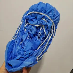 Capa descartável antiderrapante para sapatos, capa protetora elástica antideslizante e antiderrapante à prova de poeira