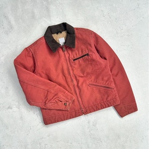 Custom Winter Fleece Distress Vintage Weave Work Wear Fabric Canvas Work <b>Jacket</b> <b>Worker</b> Workwear <b>Jacket</b> Men - Product Image 2