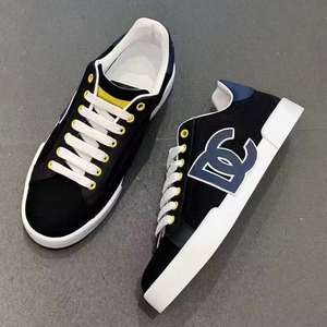 Chaussures décontractées de créateur de haute qualité, nouveau style, en cuir et toile, pour hommes et femmes, chaussures plates de style marche en plein air - Product Image 2