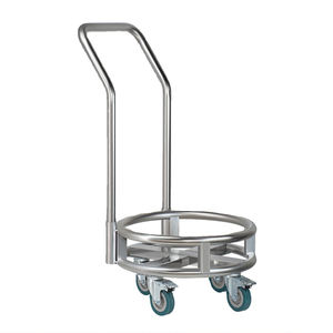 <span class=keywords><strong>Chariot</strong></span> en acier inoxydable avec poignée Support pour marmites avec roues Support mobile pour seaux Support pour bouteilles de <span class=keywords><strong>gaz</strong></span> Support de rangement mobile - Product Image 2