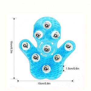 Palm Shaped Massage With 9 360-Degree-<b>Roller</b> <b>Metal</b> Ball Body Massager <b>Roller</b> - Product Image 2