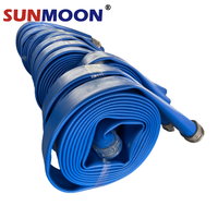 Tuyau plat carré en TPU de 6 pouces, 50 bars, flexible, durable, haute pression, pour le drainage des mines de charbon
