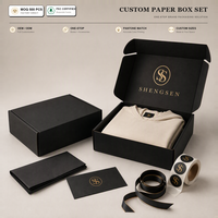 Boîtes d'expédition personnalisées en carton ondulé noir brillant de qualité supérieure, boîtes cadeaux pour abonnements, emballages pour vêtements et articles d'entreprise